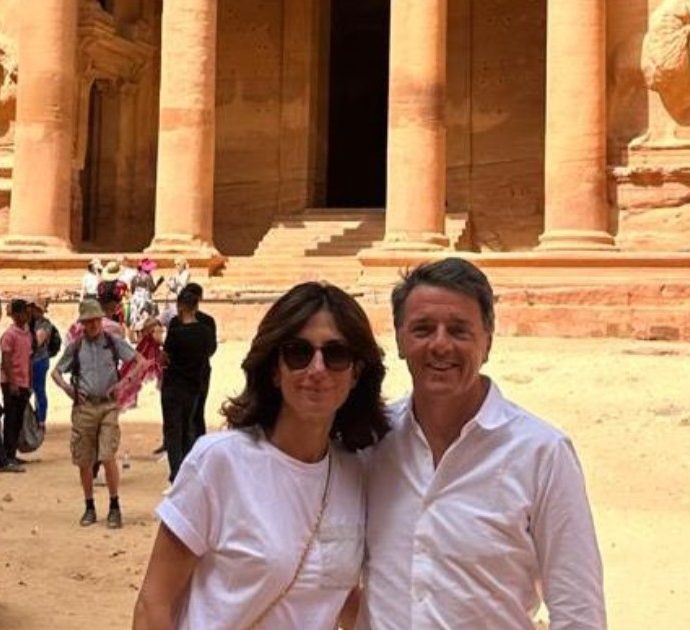 Anche Matteo Renzi e la moglie al royal wedding in Giordania: “Fuga di qualche ora nella bellezza di Petra” – LA FOTO