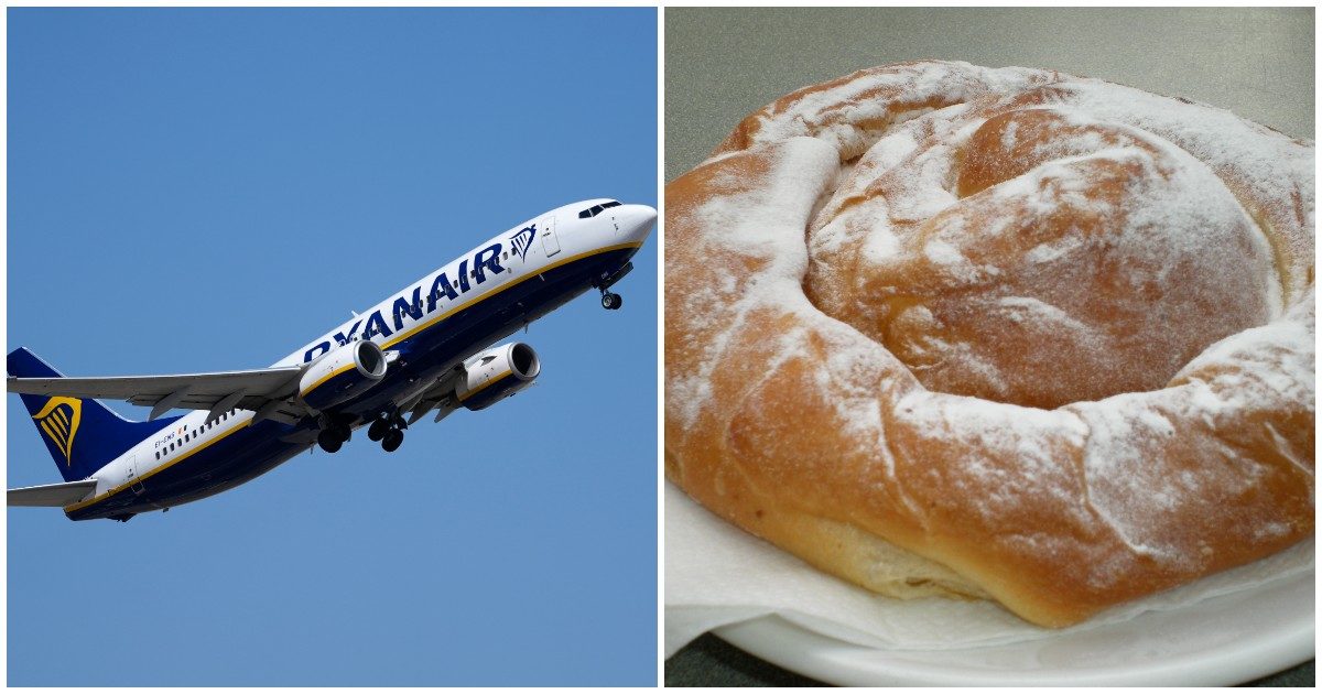 Comprano delle torte in aeroporto e Ryanair gli fa pagare 45 euro a testa di sovrattassa: la disputa diventa un caso politico
