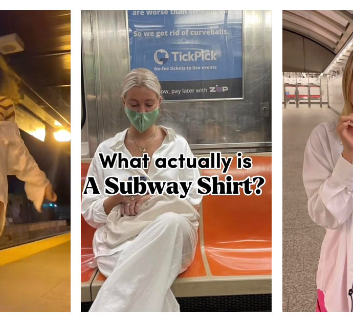 Indossare una camicia larga per sentirsi più al sicuro sui mezzi pubblici: la nuova tendenza di TikTok si chiama ‘Subway Shirt’