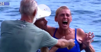 Copertina di Isola dei Famosi, Alessandra Drusian ha un attacco di panico durante una sfida