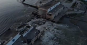 Copertina di Ucraina, la diretta – Distrutta diga vicino a Kherson, scambio di accuse tra Mosca e Kiev. Usa: “Numerosi morti”
