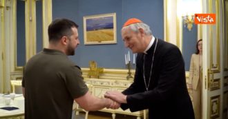 Copertina di Zelensky riceve a Kiev il Cardinale Zuppi: il video dell’incontro per parlare di “giusta pace”