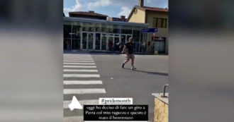 Copertina di “Vi ammazzo”, coppia di ragazzi gay aggredita alla stazione di Pavia. La video-denuncia sui social: “Stufo degli insulti omofobi”
