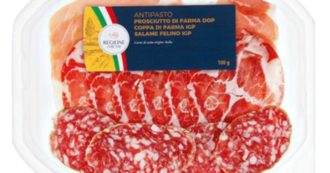 Copertina di Rischio listeria nell’antipasto Parma Dop Igp: ecco i lotti richiamati dai supermercati Aldi
