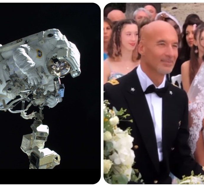 L’astronauta Luca Parmitano si sposa con Marta Guidarelli: “Spazio è ciò che ci unisce, non ciò che ci distanzia”