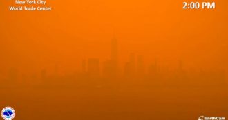Copertina di Incendi in Canada, così la coltre di fumo e cenere cancella lo skyline di New York in poche ore: il video in timelapse