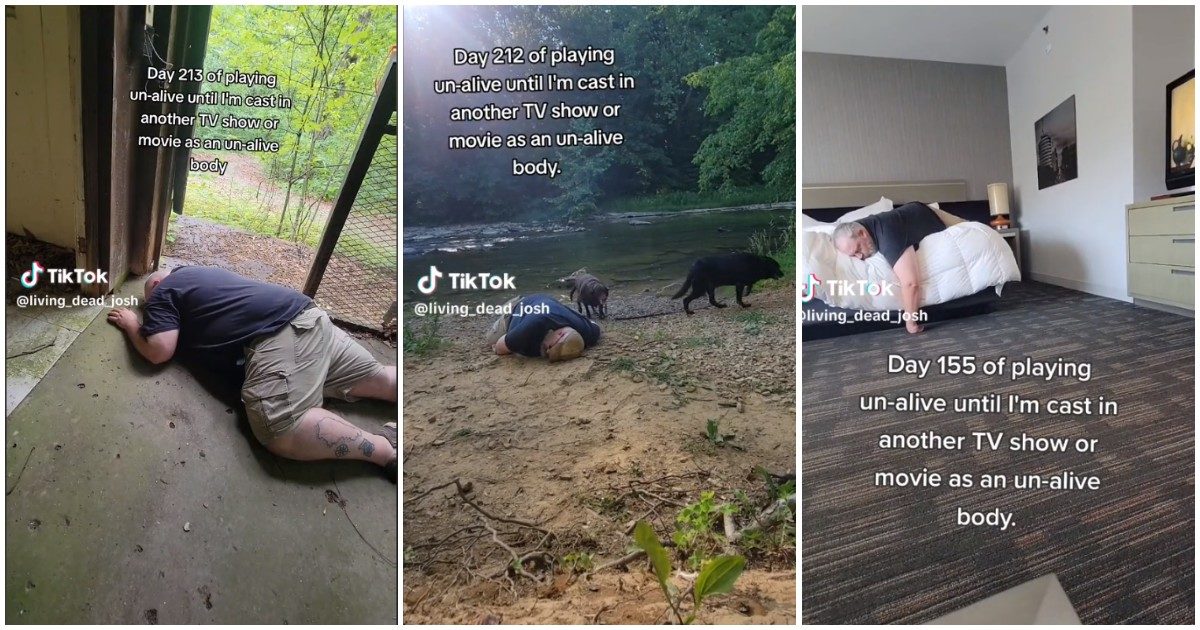 Per 321 giorni si finge cadavere su TikTok e ottiene il ruolo in “CSI: Vegas”: “E’ un professionista del fingersi morto”