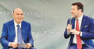 Copertina di Da Vespa è il turno di Salvini, alla centesima replica sul Ponte