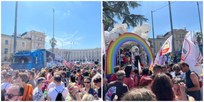 Pride, la diretta – Roma Pride, migliaia in piazza per i diritti: “Da qui parte la resistenza al governo. Cori anti Roccella e Pro Vita