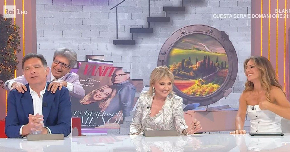 Imbarazzo in diretta a Uno Mattina in Famiglia, Tiberio Timperi sbuffa durante la rassegna stampa. E Gianni Ippoliti lascia lo studio