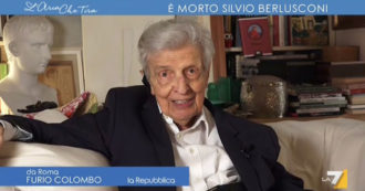 Copertina di Silvio Berlusconi morto, Furio Colombo a La7: “Non sentiremo nessuna differenza perché la sua assenza durava ormai da molto tempo”