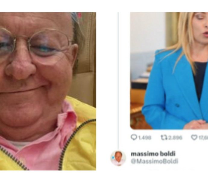 Giorgia Meloni pubblica l’addio a Silvio Berlusconi e Massimo Boldi commenta: “Ora tocca a te”. La gaffe involontaria e il tweet cancellato