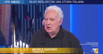 Copertina di Silvio Berlusconi morto, Santoro a La7: “Mi chiamò prima del secondo ricovero e mi disse che tutti i politici italiani erano inadeguati”