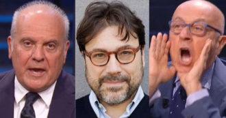 Copertina di Berlusconi, Mazza insulta Montanari che telefona in diretta: “Esercito il diritto di resistenza”. E Magliaro urla: “Si vergogni”. Su La7