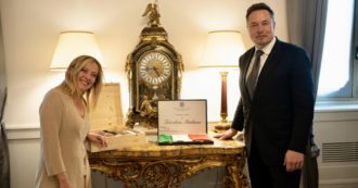 Copertina di Meloni incontra Musk a Palazzo Chigi: un’ora e mezza di colloquio su “regole Ue di mercato, intelligenza artificiale e denatalità”