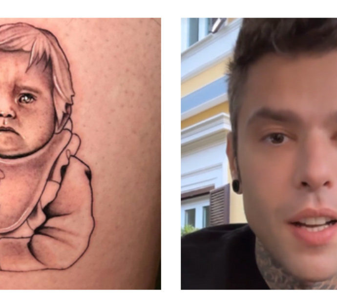 Fedez si tatua la faccia della figlia Vittoria e gli haters lo criticano: “Denuncia il tatuatore”. Ma lui replica così: “L’ho voluto io così”