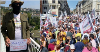Copertina di “Brigate di cittadinanza”, dopo le polemiche Beppe Grillo posta una foto in passamontagna