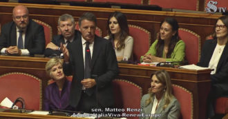 Copertina di Anche Renzi prosegue con la beatificazione di Berlusconi. E in Senato dice: “Uno statista, la sinistra riconosca che è stato un unicum”