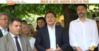 Copertina di Conte a La7: “Campo progressista con Calenda? Dipende solo da lui. Renzi? Sostiene la destra, non ha progetto e vuole solo distruggere il M5s”