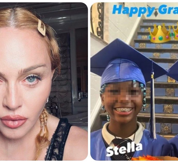 “Due regine!”: Madonna orgogliosa per il diploma di quinta elementare delle sue due gemelline adottive