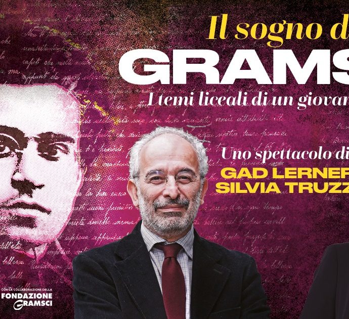 Il sogno di Gramsci, Gad Lerner e Silvia Truzzi portano a teatro l’autore dei Quaderni dal Carcere: la “prima” il 28 giugno a Ivrea