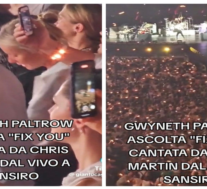 Chris Martin canta Fix You e Gwyneth Paltrow si emoziona: ecco perché