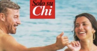 Copertina di Max Biaggi paparazzato a Formentera con la nuova compagna 23enne Virginia De Masi