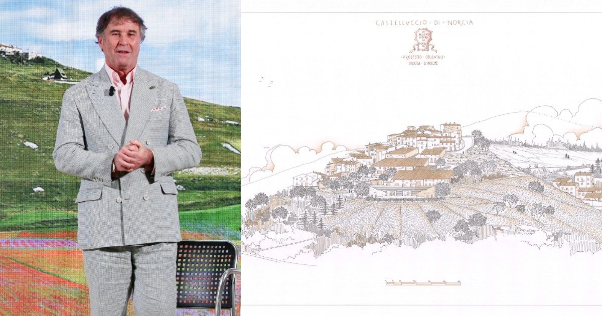 Brunello Cucinelli, il progetto per la rinascita di Castelluccio di Norcia dopo il terremoto: “Una piazza e un teatro, per una visione a cinque secoli”