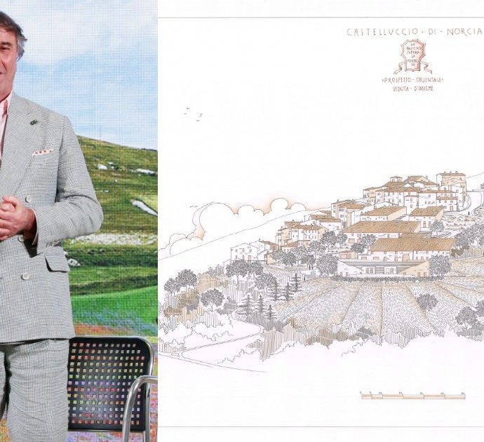 Brunello Cucinelli, il progetto per la rinascita di Castelluccio di Norcia dopo il terremoto: “Una piazza e un teatro, per una visione a cinque secoli”