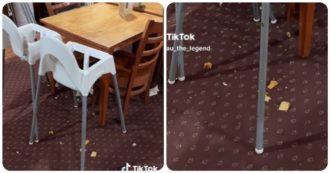 Copertina di Bambini sporcano il pavimento del ristorante, il proprietario attacca: “Genitori, dovete ripulire e dispiacervi per i camerieri”. Ma i commenti sono contro di lui