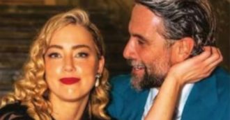 Copertina di Amber Heard paparazzata insieme a Luca Calvani. Gli abbracci e la pizza insieme, lui dice: “Lei è magica”