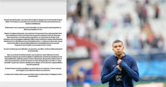 Copertina di “Basta con le violenze, esistono altri modi per esprimersi”: l’appello di Mbappé per gli scontri in Francia