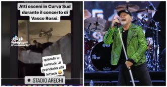 Copertina di Coppia fa sesso durante il concerto di Vasco Rossi sulle note di “Fammi godere”: il video è virale