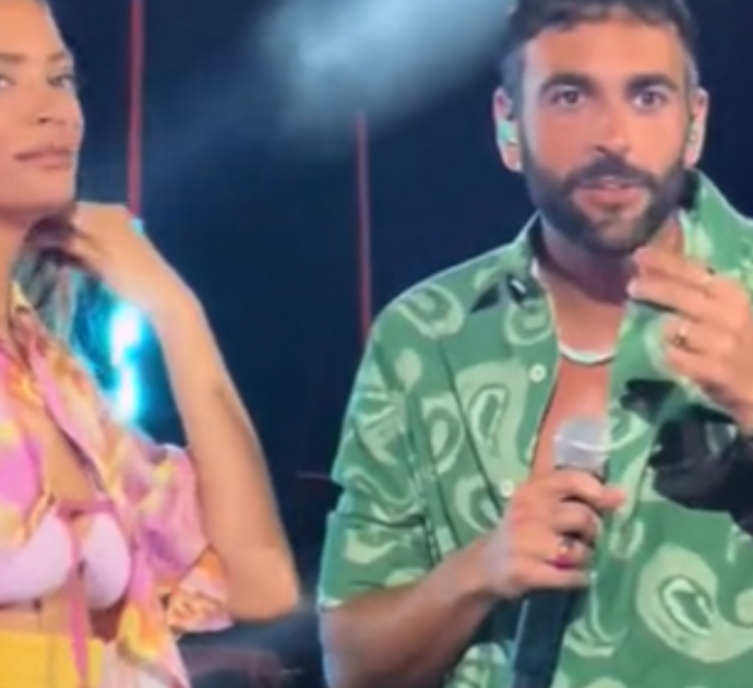 “Siete mia mamma e mio papà”: il fan spiazza Elodie e Marco Mengoni e la loro reazione è virale