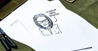 Copertina di Santanchè in Senato: tanta noia, due applausi e la beffa dei dipendenti