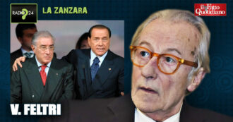 Copertina di La Zanzara, Feltri: “Dell’Utri è andato in galera, Berlusconi no. Quei 30 milioni nel testamento sono un atto notarile di gratitudine”