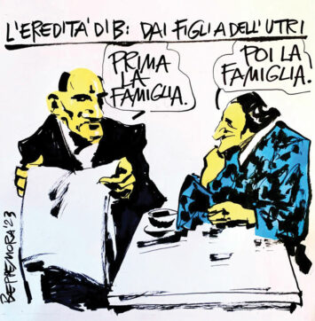 Copertina di La vignetta di Beppe Mora