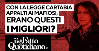 Copertina di Con la legge Cartabia appalti ai mafiosi. Erano questi i “migliori”? Segui la diretta con Peter Gomez