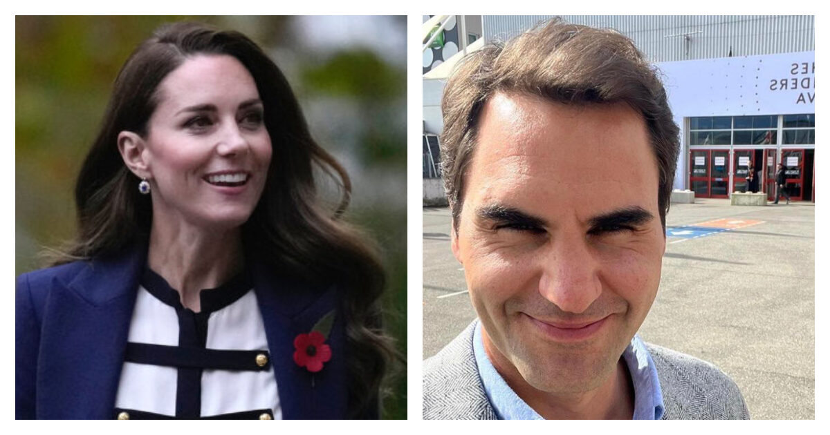 Wimbledon, Roger Federer arriva e fa una gaffe con Kate Middleton. La principessa reagisce così