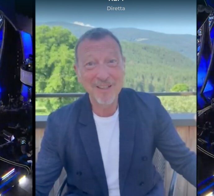 Sanremo 2024, Amadeus in diretta al Tg1 annuncia le novità: “I cantanti saranno anche co-conduttori, la giuria delle radio sostituisce la demoscopica”