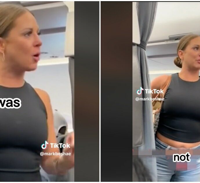 “C’è un fantasma sull’aereo, è seduto qui”: le urla della passeggera in preda al panico. Sul volo scoppia il caos