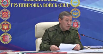 Copertina di Il generale Gerasimov riappare in video per la prima volta dopo la ribellione del gruppo Wagner