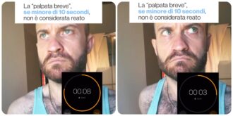 Copertina di “Ma voi lo sapete quanti sono 10 secondi?”: il trend virale sui social dopo il caso del bidello assolto per la “palpata troppo breve”