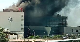 Copertina di Incendio in un ospedale del Barese: pronto soccorso chiuso e parte dei pazienti evacuati