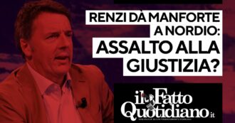 Copertina di Renzi dà manforte a Nordio: assalto alla giustizia? Segui la diretta con Peter Gomez