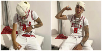 Copertina di Spari e un ferito fuori dalla casa discografica del rapper Shiva. Lui commenta: “Non giocate col fuoco, non sapete cosa vuol dire essere real”