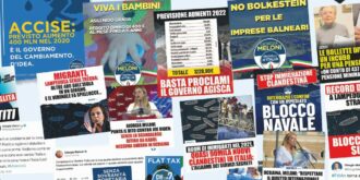 Copertina di Meloni: qui lo dicevo e qui adesso lo nego