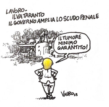 Copertina di La vignetta di Vauro