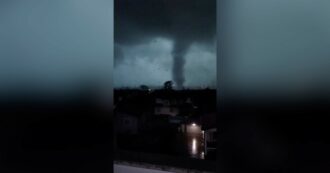 Copertina di Milano, tornado a Cernusco sul Naviglio: le impressionanti immagini riprese dagli abitanti