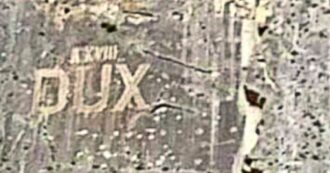 Copertina di Chieti, ritorna la scritta “Dux” sulla roccia a Villa Santa Maria. Il sindaco la rivendica: “Un pezzo di storia”